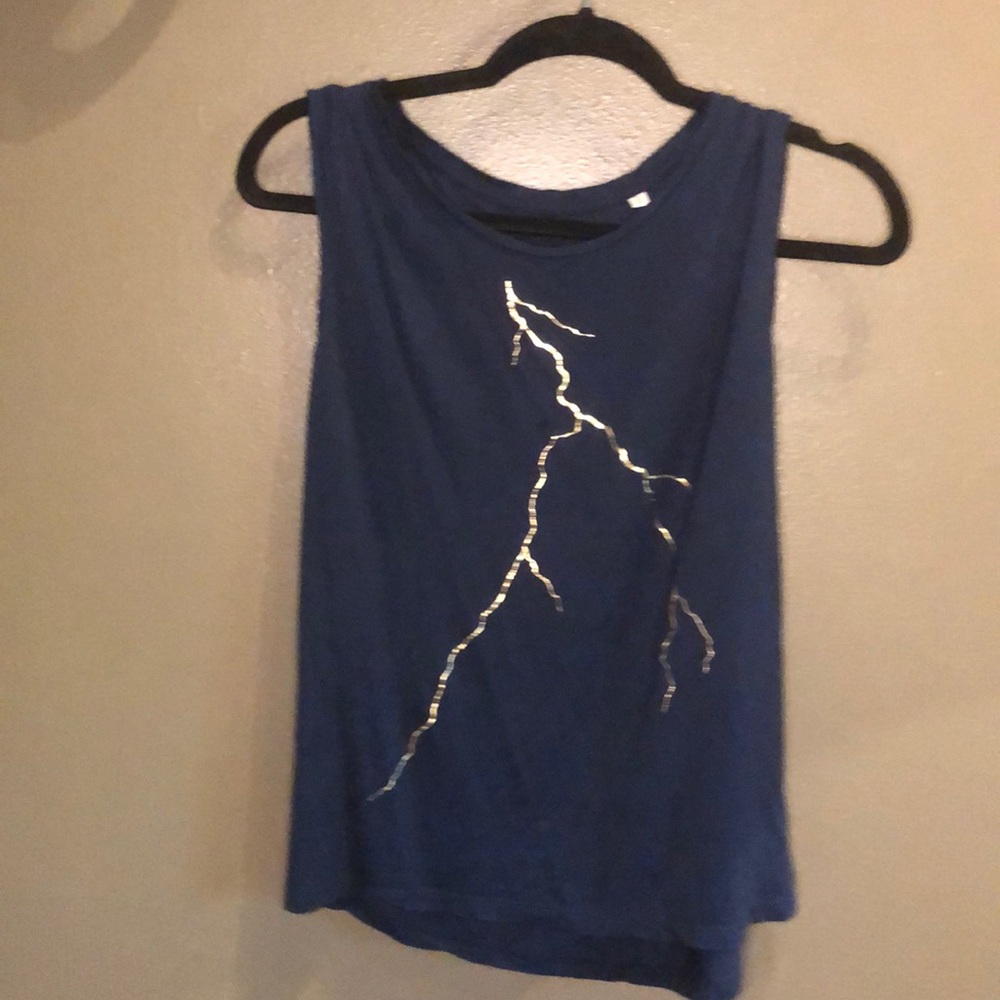 Navy lightning bolt tank